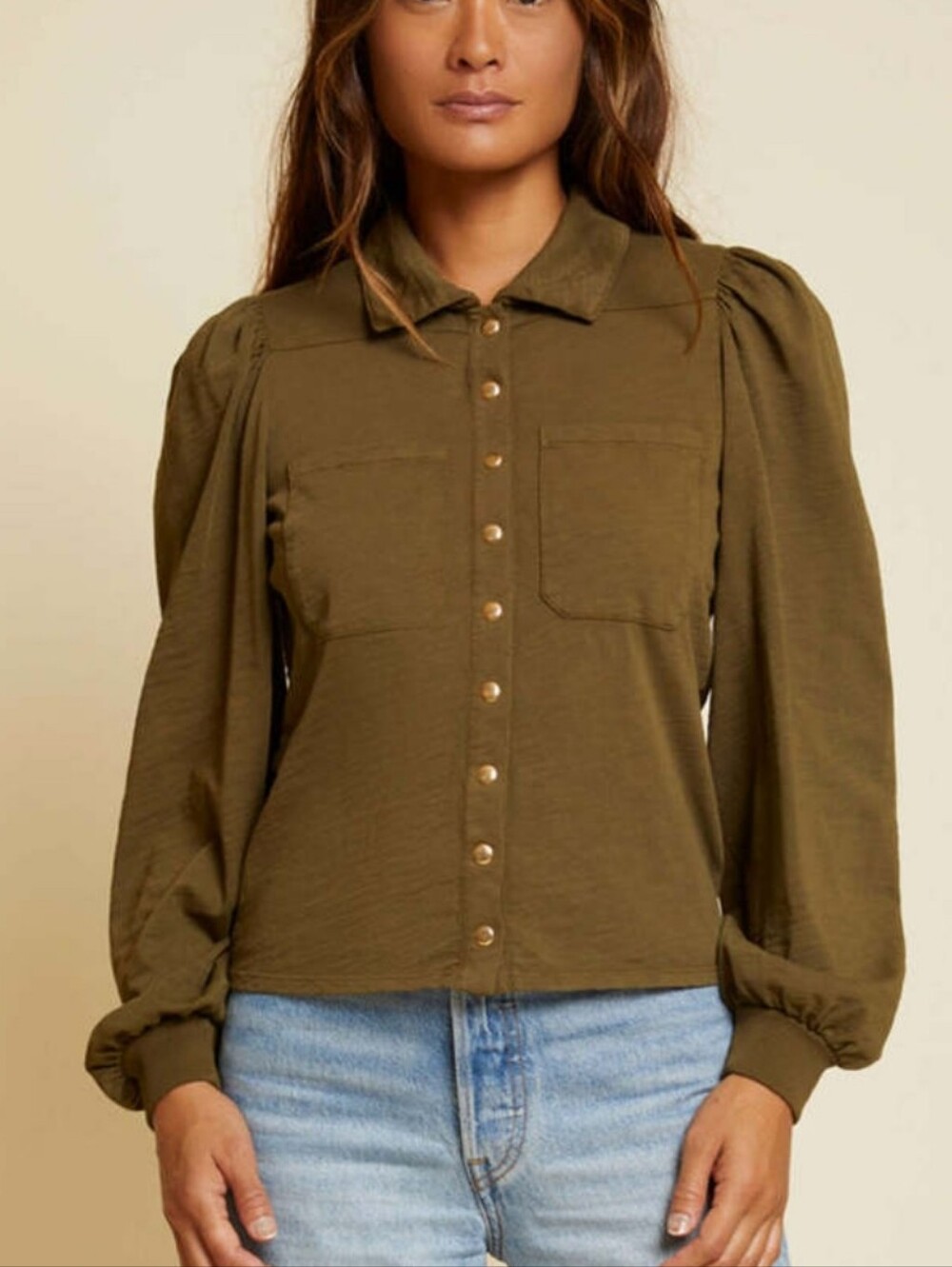 Nation LTD Desta Top In Lagoon Green